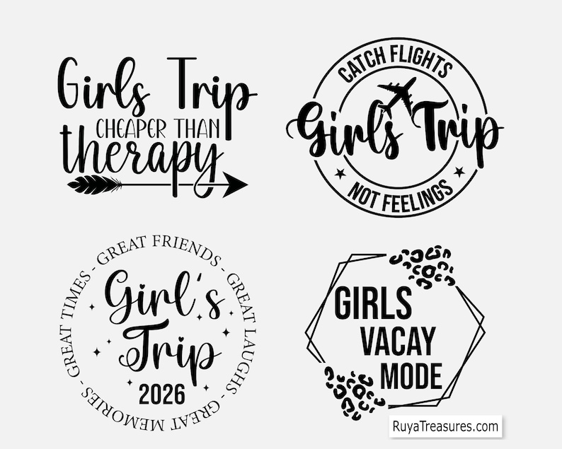 Girls Trip 2026 Svg