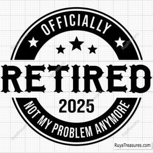 Officiellement retraité, Svg, Svg retraite, Svg retraité, Joyeuse retraite Svg, Svg pension, Svg fête de retraite, Svg drôle de retraite