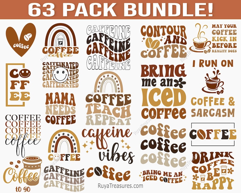 Retro Coffee Svg Bundle