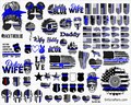 Special Bundle Police Svg, Back the Blue Svg, Thin Blue Line Svg, Police Officer Svg, Police Wife Svg, Distressed Flag - Cricut & Silhouette