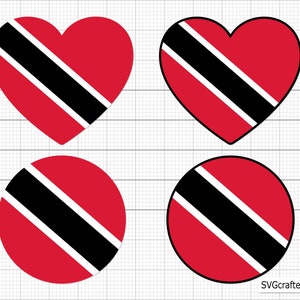 Bundle Trinidad and Tobago Svg Png, Trinidad Svg, Flag of Trinidad and Tobago svg, Caribbean Svg, Calypso Music Svg, Twin Islands Svg Png
