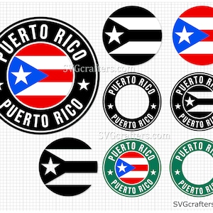 Puerto Rico svg, puerto rican svg, puerto rico flag svg, Boricua svg, puerto rico flag, puerto rico png - Printable, Cricut & Silhouette
