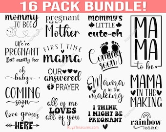 Pregnancy Svg, Mama Svg, Mommy to Be Svg, Baby Shower Svg, Baby Svg, Pregnancy Svg Bundle, Funny Pregnancy Quotes Svg, Coming Soon Svg