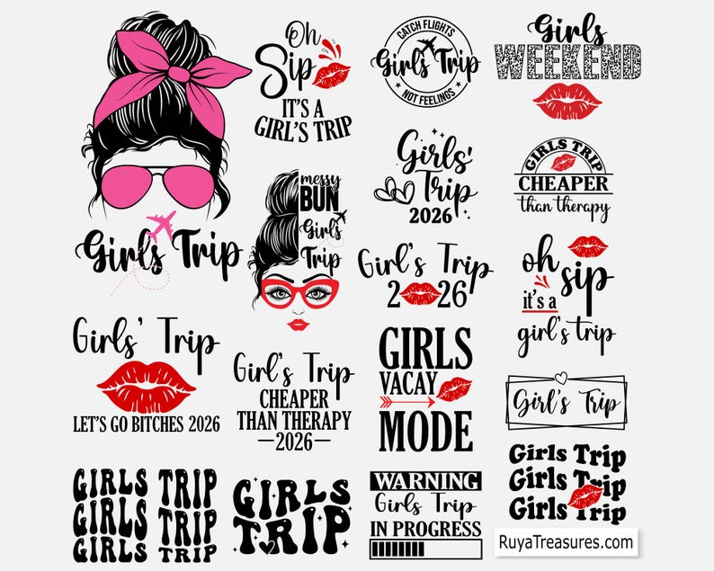 Girls Trip 2026 Svg