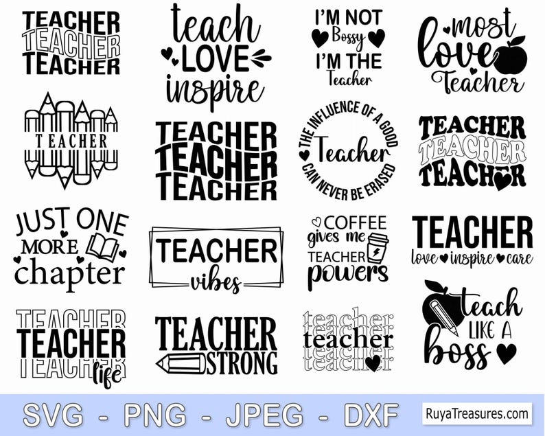 Teacher Svg Bundle