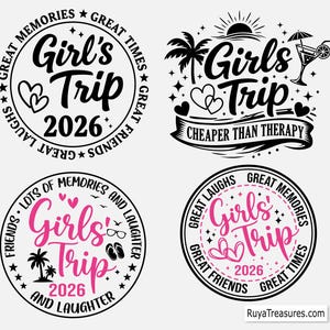 Girls Trip 2026 Svg