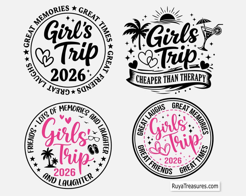 Girls Trip 2026 Svg