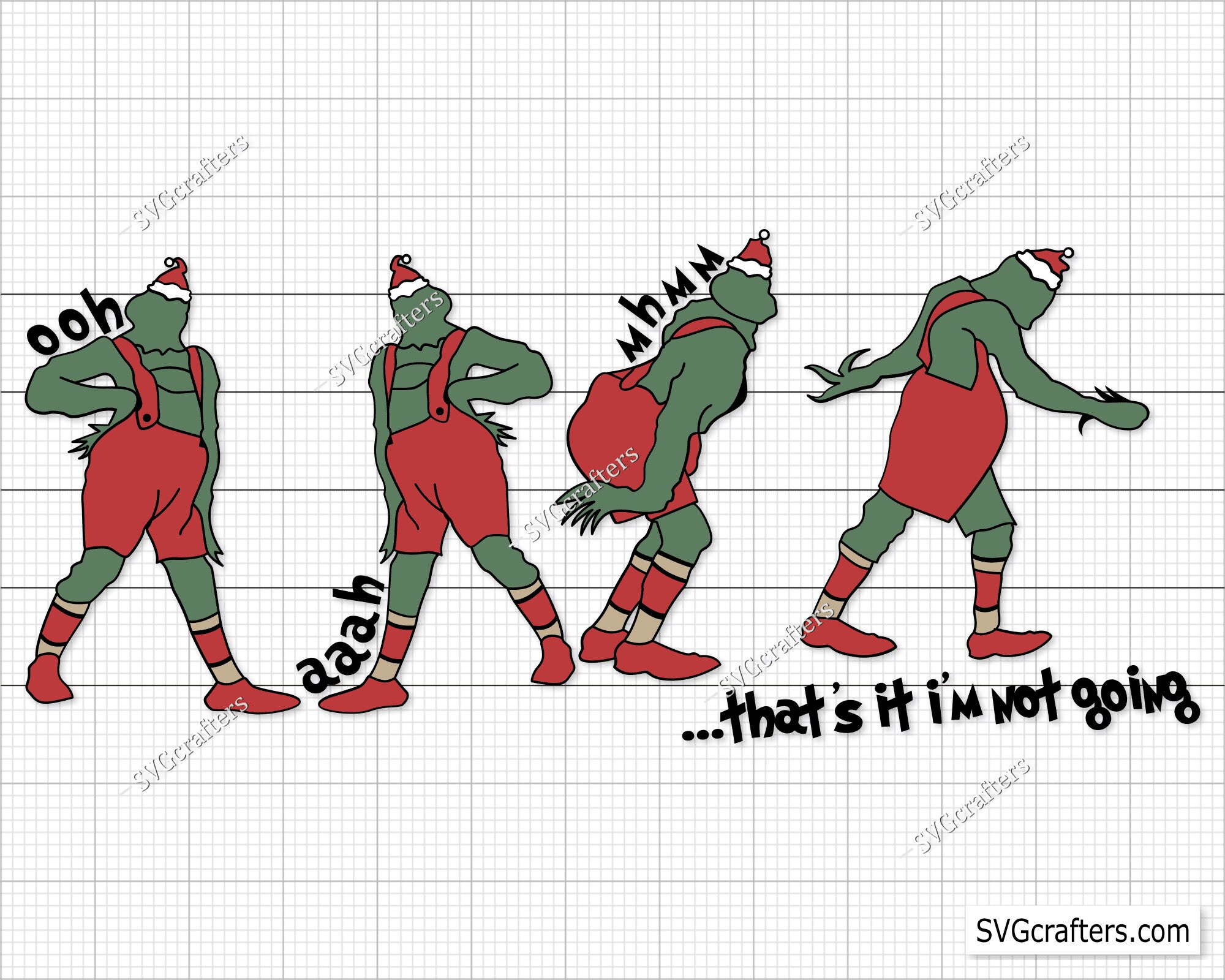 Printable Grinch Hand - Etsy