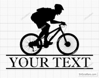 Mountain bike svg, Bicycle svg, Bike svg, Biker svg, Mtb svg, Mountain biker svg, Dirt bike svg, Sport svg - Printable, Cricut & Silhouette