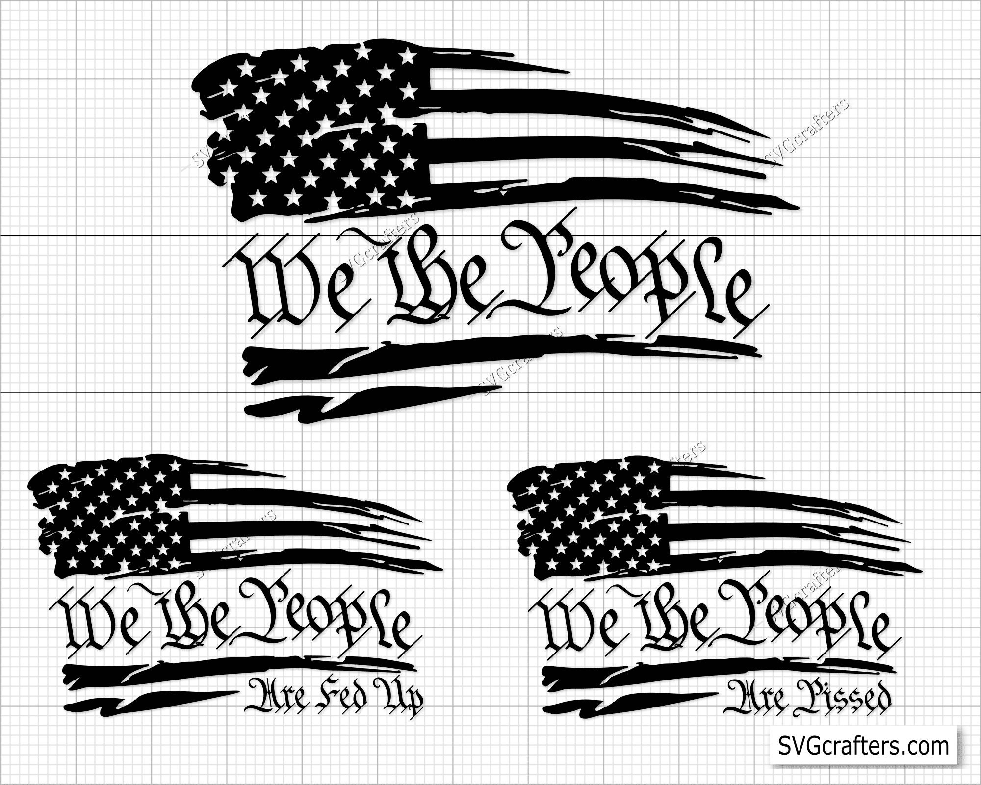 declaration of independence we the people white on black
