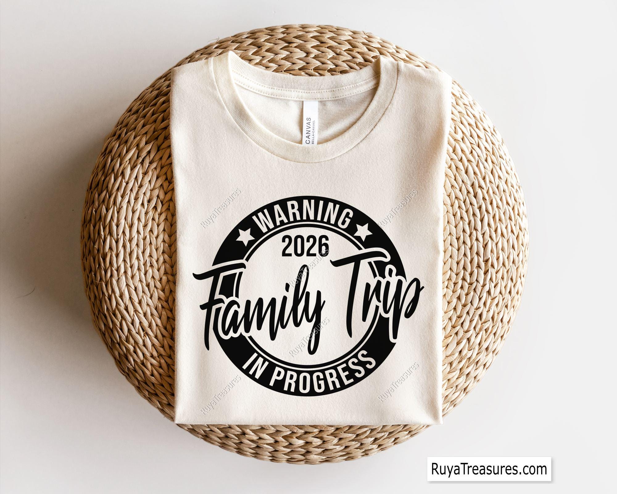 Warning Family Trip 2026 in Progress Svg, Vacation Shirt Svg, Family ...