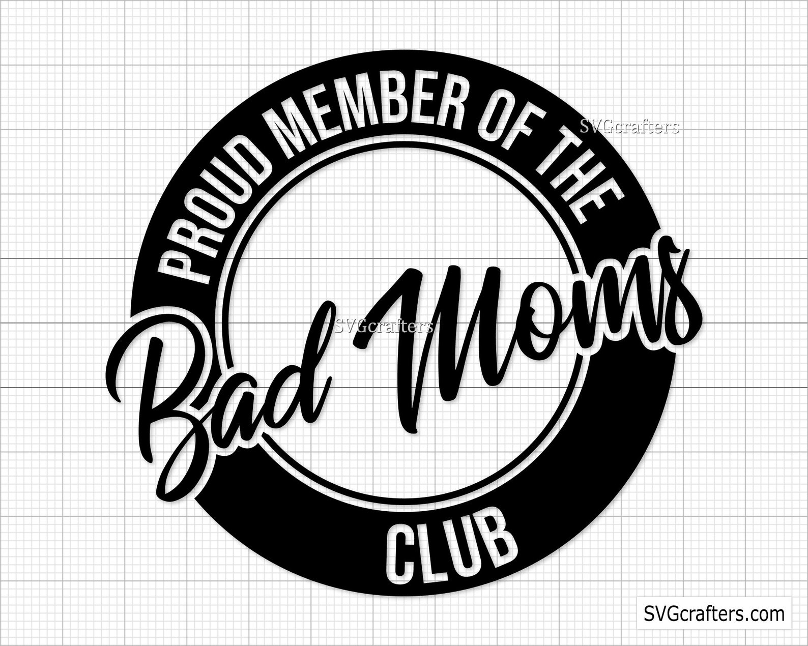 Proud Member of the Bad Moms Club svg bad bitch svg carseat | Etsy