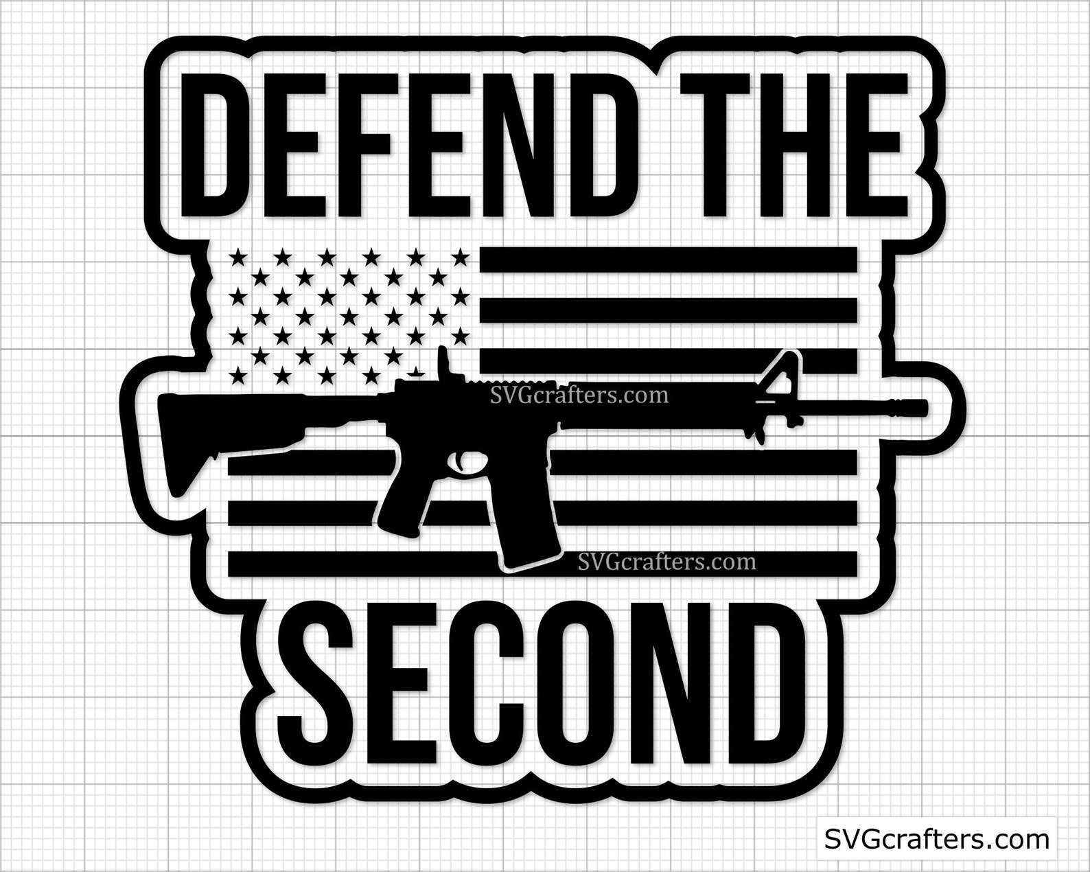 Download 2nd amendment svg Second amendment svg gun svg patriotic | Etsy