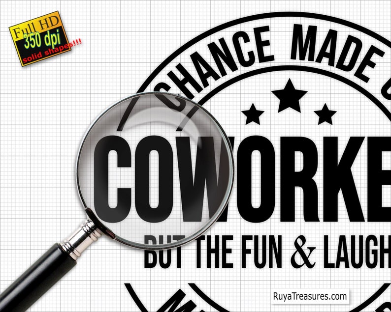 Chance Made Us Coworkers Svg, Coworker Appreciation Svg, Best Friend ...