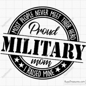 Stolze militärische Mutter Svg, Armee Mutter Svg, Navy Mutter Svg, Air Kraft Mutter Svg, Soldaten Mutter Svg, USA Flagge svg
