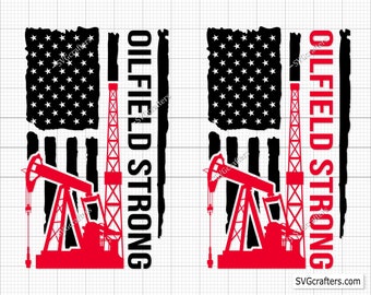 Oilfield STRONG Svg Png, Oilfield flag svg, Oilfield worker svg, Oilfield svg, Oilfield flag Svg Png - Printable, Cricut & Silhouette files