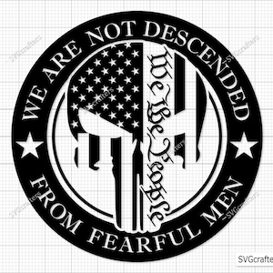 Punisher We The People svg, Punisher svg, Punisher skull svg, sugar skull svg, the punisher svg - Printable, Cricut & Silhouette cut Files