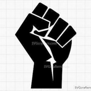 Faust svg, schwarze Faust svg, schwarzes Mädchenmagie svg, schwarzes Leben Materie svg, Blm svg, schwarze Geschichte svg, Melanin svg - Cricut & Silhouette