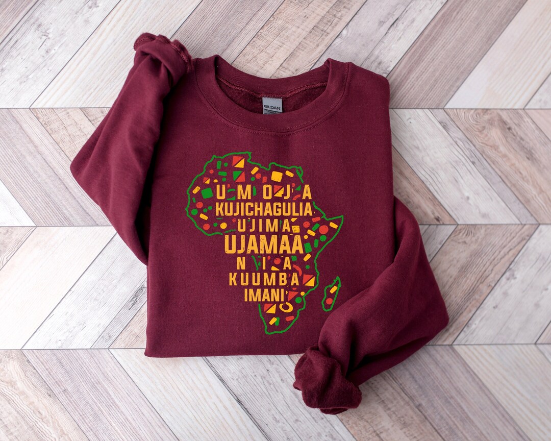Personalized Afro-American Kwanzaa Wearable Blanket Hoodie Kinara Candles African Pattern LT14