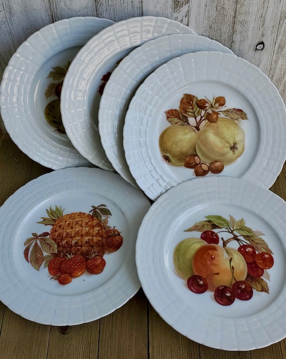 Salad Plates 8" Hutschenreuther En Vogue SET OF 4 