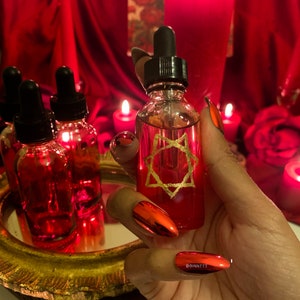 Babalon Organic Ritual Rose Oil - For Anointing Ritual Thelema, Scarlet Woman, Inanna, Ishtar