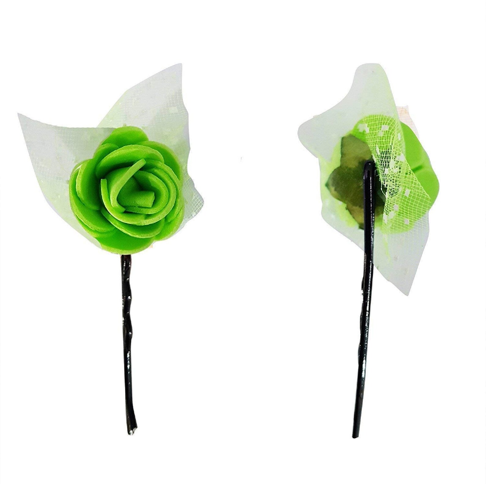 Set Of 12 Flower Juda Bobby Pin For Hair Decoration For Women Etsy