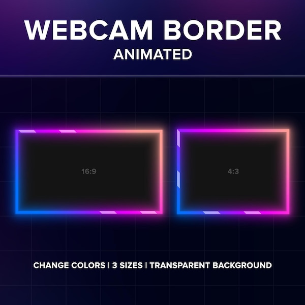 Twitch Camera Border - Etsy Canada