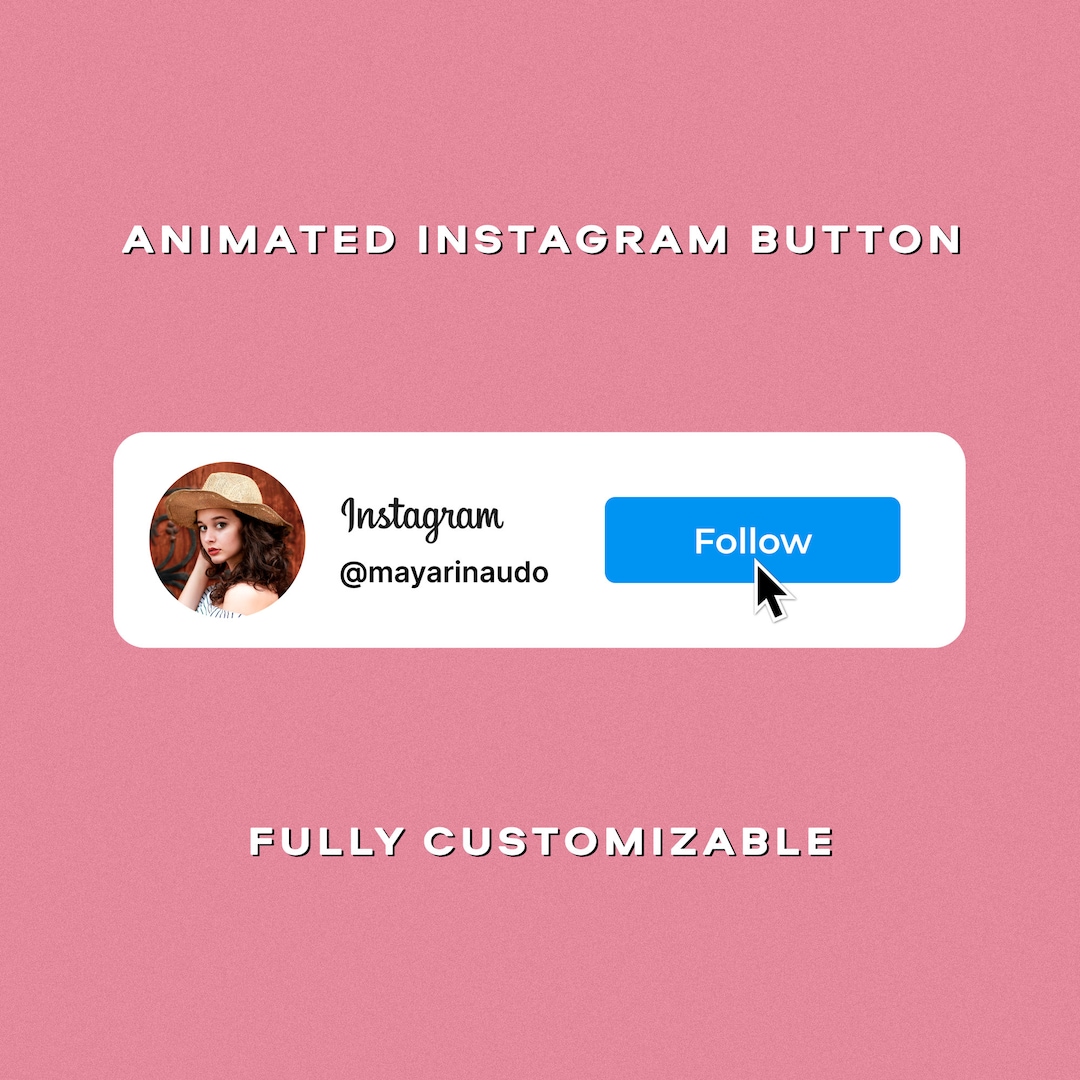 Follow Button by Madison Russo  Instagram follow button, Buttons, Instagram  animation