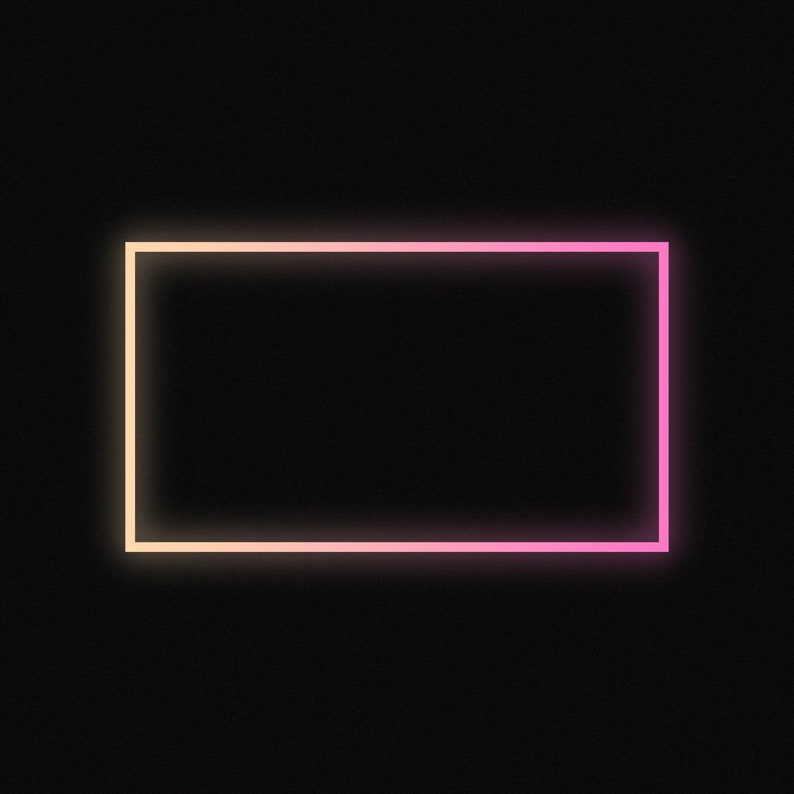Twitch Animated Webcam Border Gradient Camera Overlay for Streaming ...