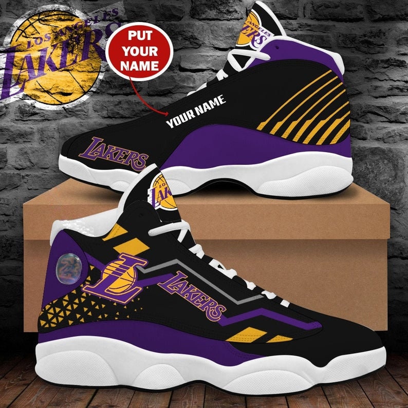 Los Angeles Lakers Jordan Air Jordan 13 Shoe Kobe Bryant | Etsy
