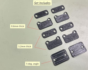 Assorted Turntable Cartridge Headshell Mounting Spacers / Shims