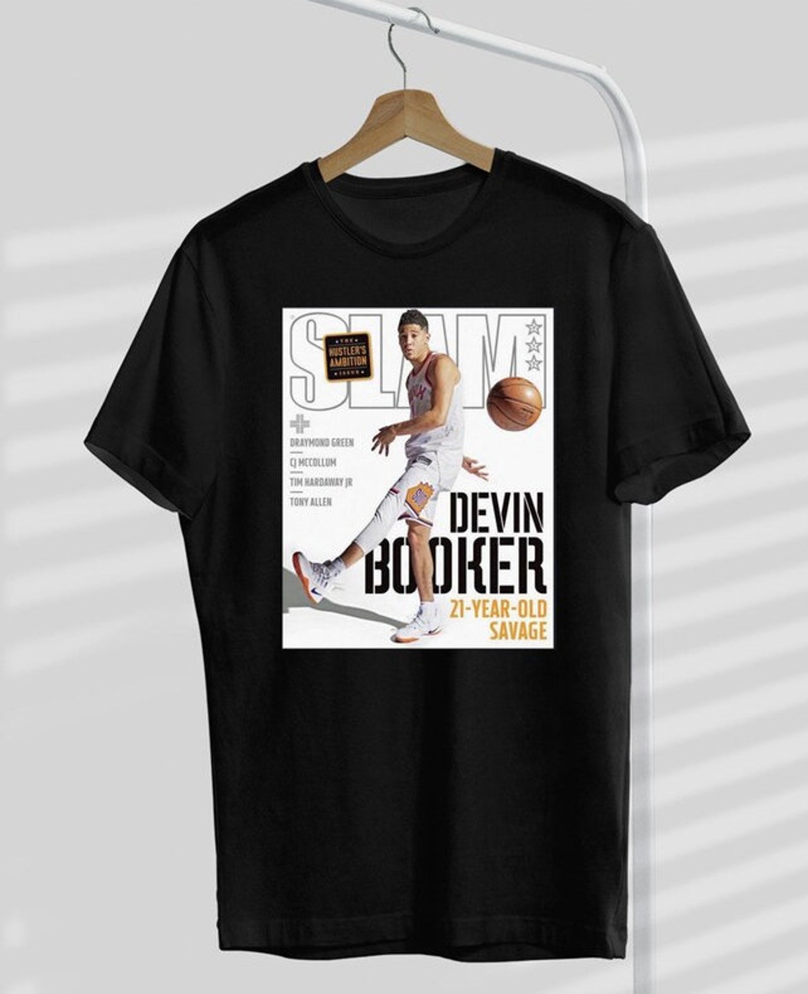 SLAM Cover Tee Shirt Devin Booker Devin Booker Slam Magazine | Etsy