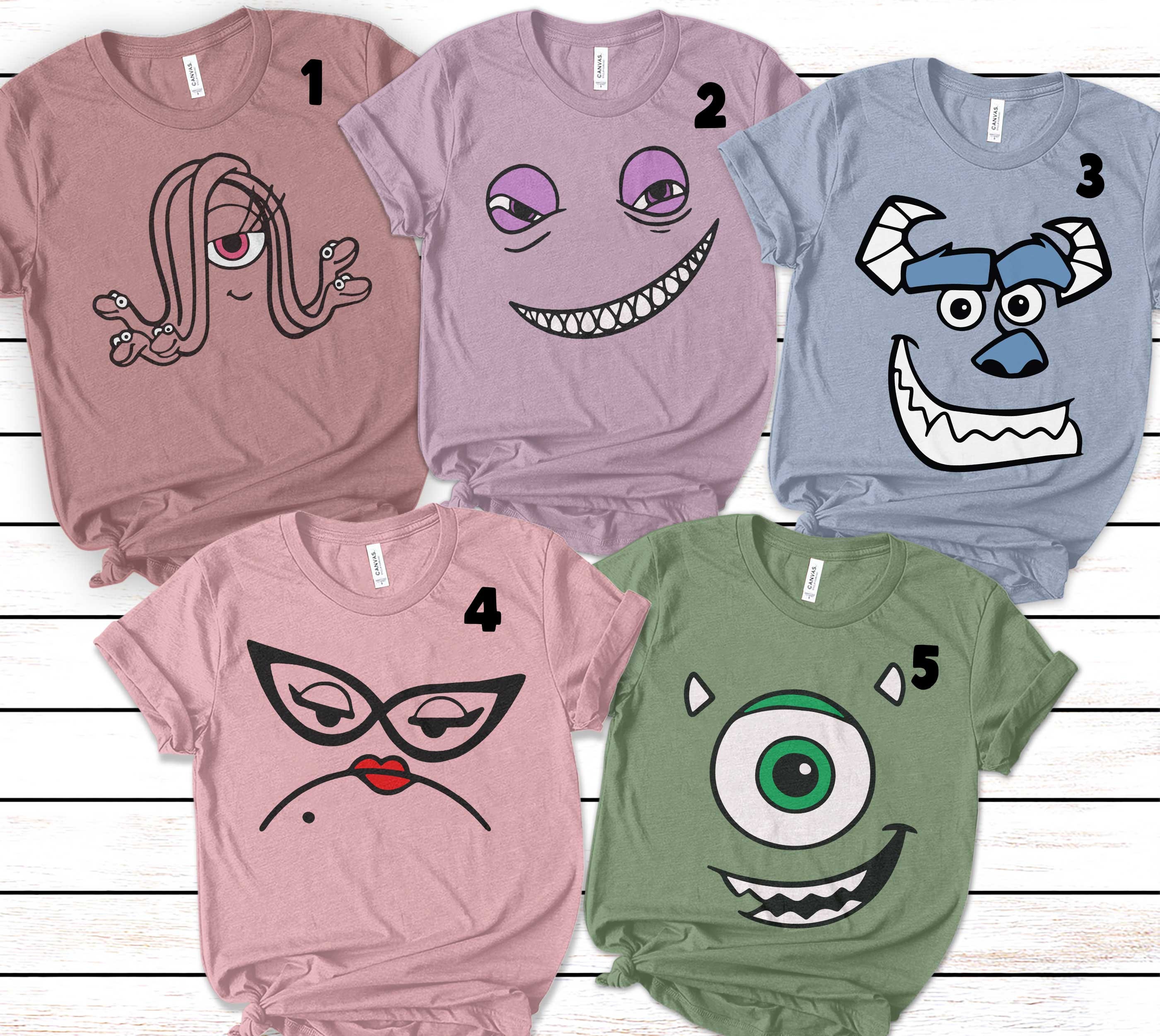 Monster Inc Shirts Monsters University Shirts Best Etsy