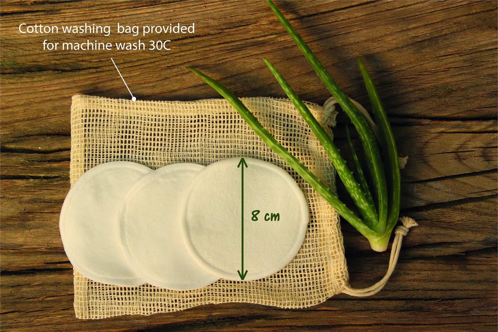 Bamboo Cotton Pads 20 Pack Soft Bamboo Terry and Velour Etsy