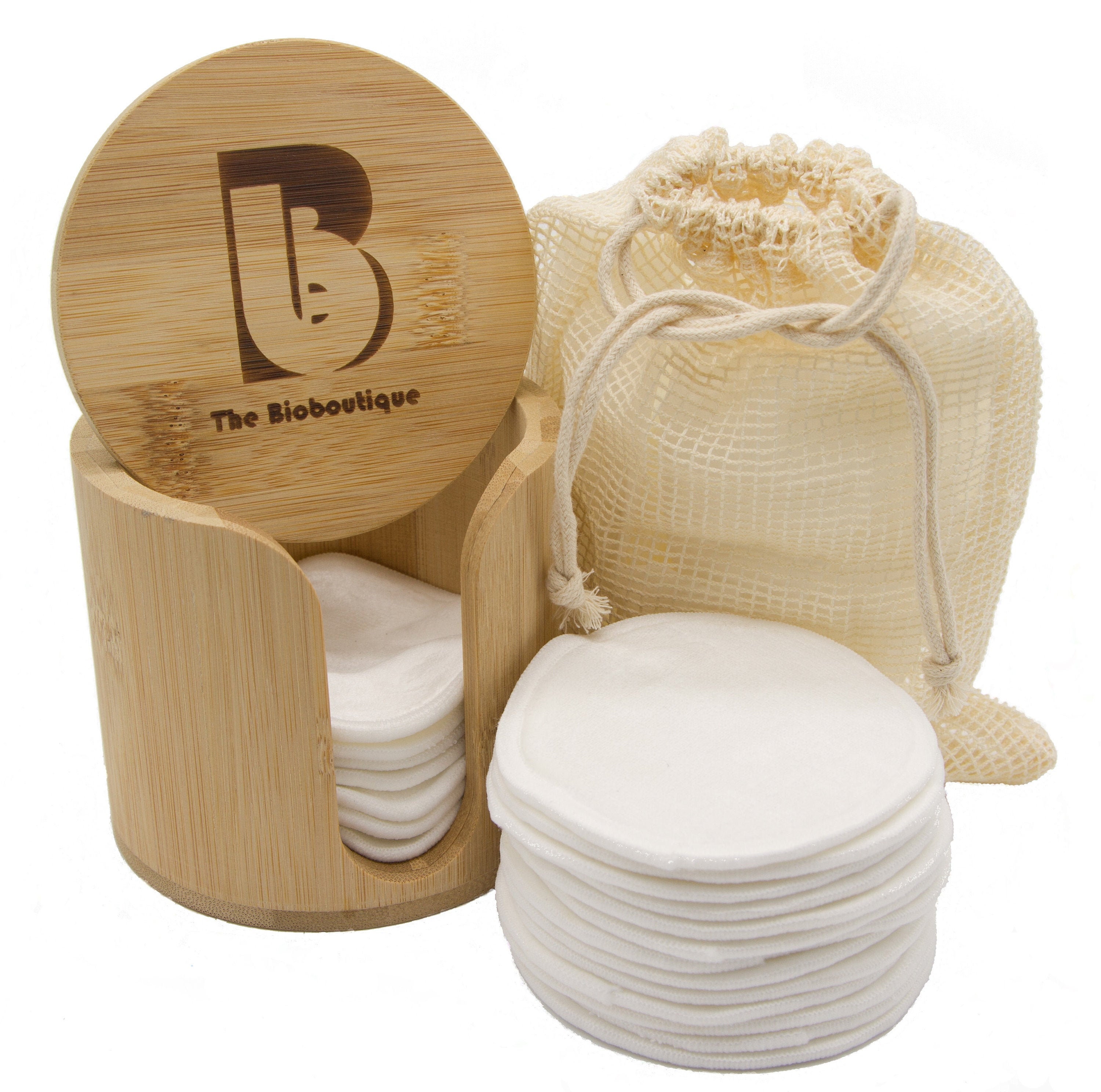 Bamboo Cotton Pads 20 Pack Soft Bamboo Terry and Velour Etsy