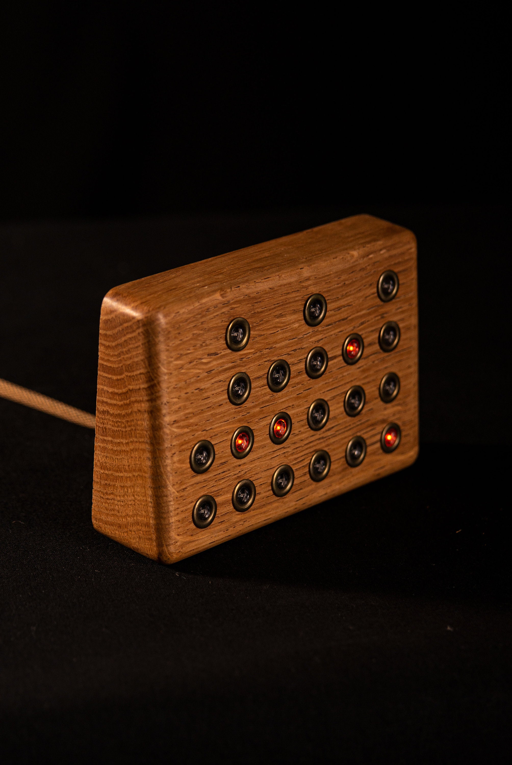 Oak Binary Clock, Geek Steampunk Decor, Unique Gift - Etsy