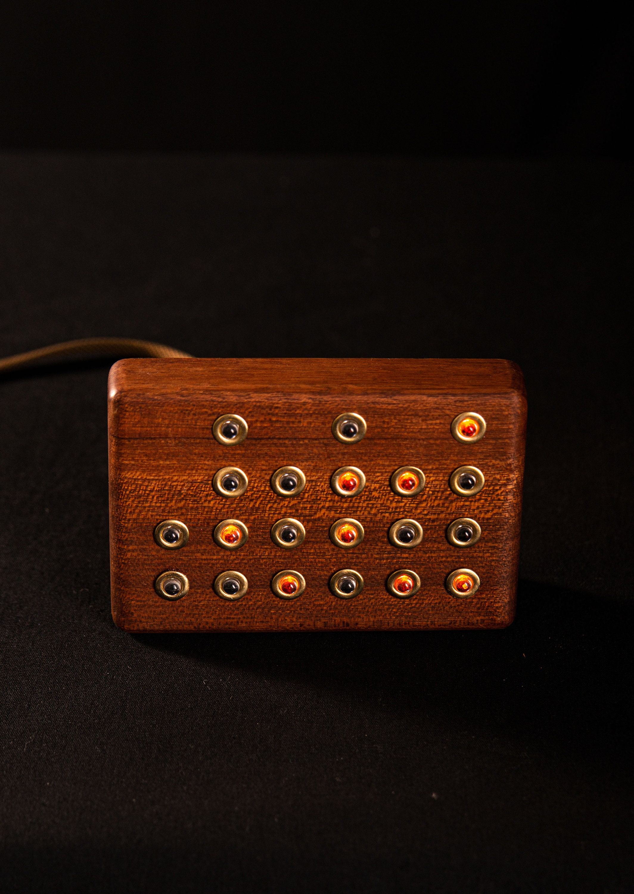 Mahogany Binary Clock, Geek Unique Desk Decor - Etsy