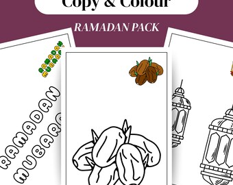 Ramadan Coloring Pages for Kids | Islamic Activity Pack (Digital Download) Ages 3+