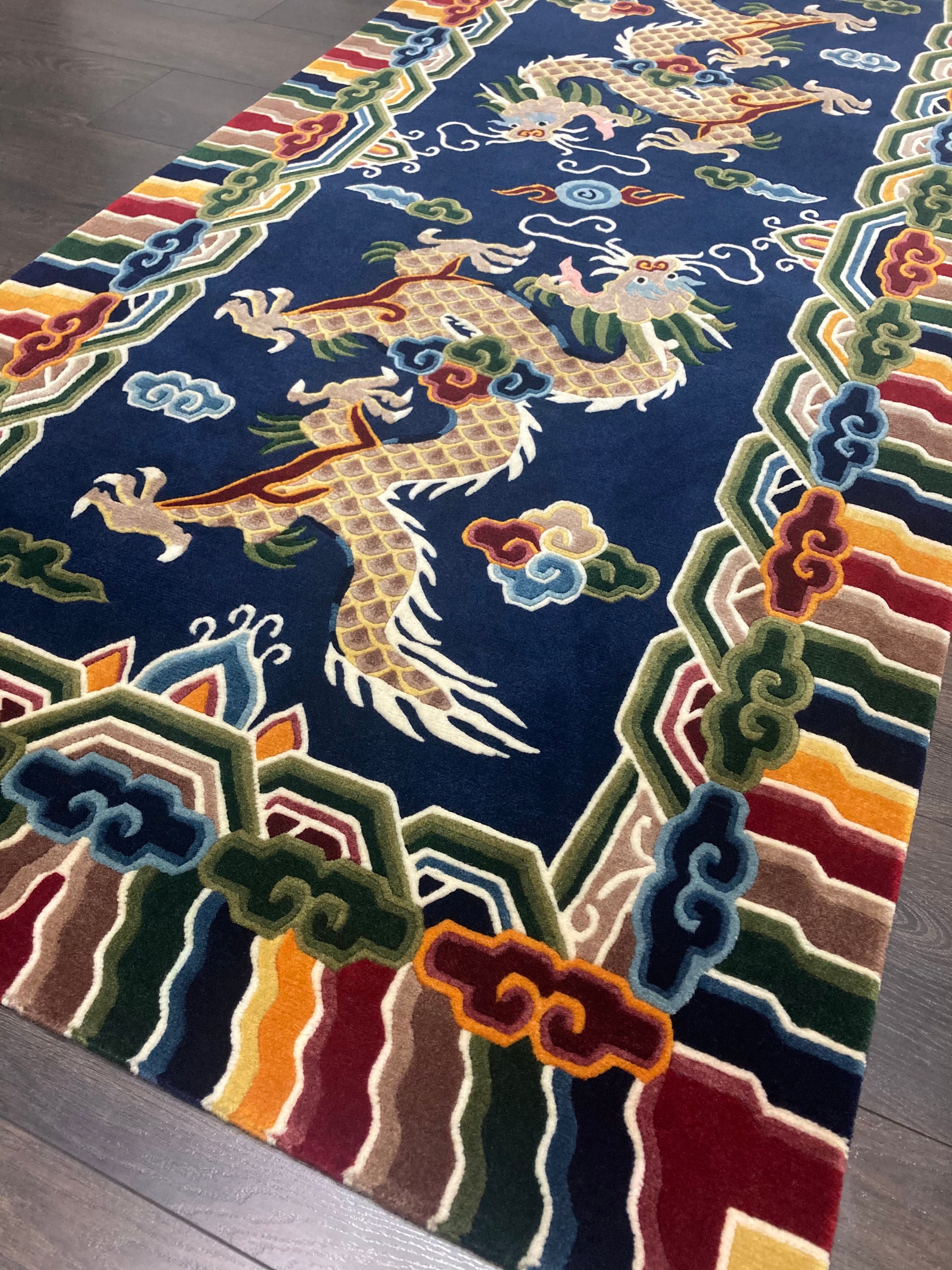 Luxury handknotted original Tibetan Rug Made in Nepal Etsy