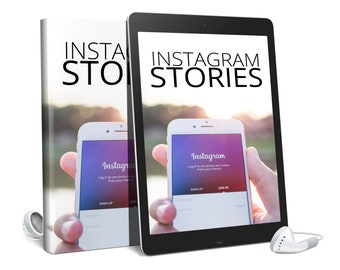 Instagram Stories Ebook with  Audiobook Report Bundle