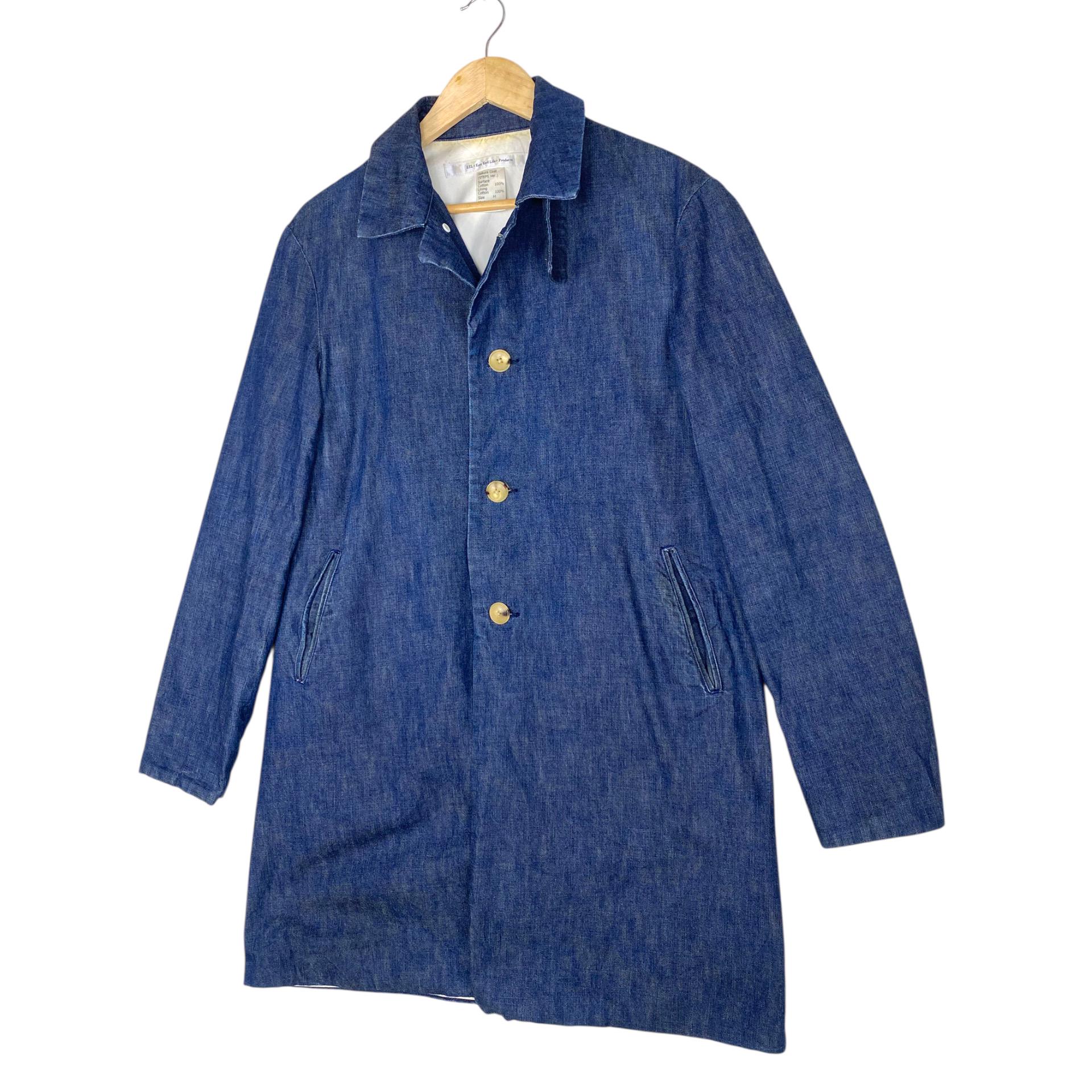 EEL Easy Earl Life Sakura Coat Denim Long Jacket Size Medium - Etsy