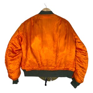 ¡¡Elección!! Chaqueta bomber antidisturbios Avirex MA1 de los 80, desteñida por el sol, chaqueta de vuelo con cremallera para hombre, talla grande imagen 10