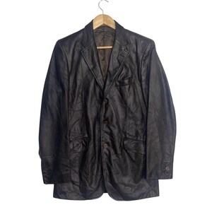 À saisir ! Veste en cuir R.Newbold Paul Smith Classic Tailor, marron foncé riche, taille M