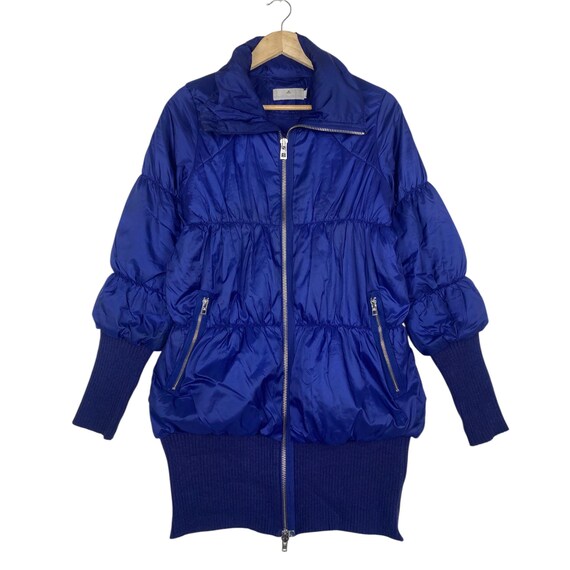 Stella McCartney, Pick!! Stella McCartney Adidas Women Jacket Purple Zipper Puffer Oversized Size Medium