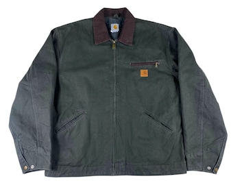 Pick!! Carhartt J97 Detroit Moss Green Canvas Blanket Worker Size Xlarge