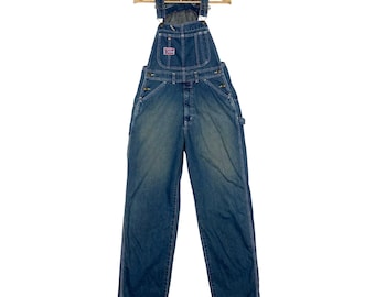 Mono de trabajo Wrangler Blue Bell de los años 90, color azul lavado, talla W31