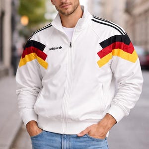 Wähle!! Vintage Adidas Deutschland Seltene Trainer WM Heimjacke Größe Medium