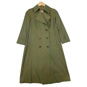 Burberry Trench Coat Green - Etsy