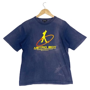 Vintage 90s Astro Boy Cartoon Sunfaded Tshirt Size L