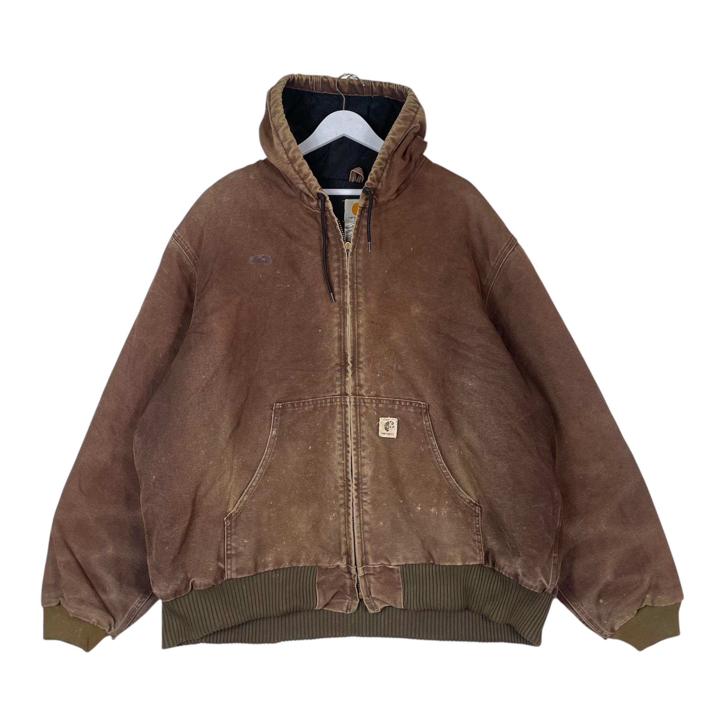 Carhartt Active Jacket Dark Brown - Etsy Canada Carhartt Active Jacket Dark Brown - Etsy Canada